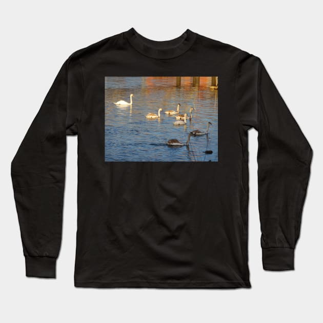 Scottish Photography Series (Vectorized) - Swanning About Long Sleeve T-Shirt by MacPean